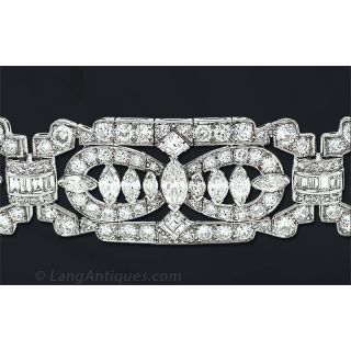 Glamorous Art Deco Diamond Bracelet