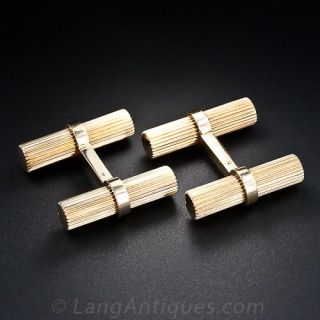Gold Bar Cufflinks