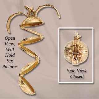 Golden Ball Locket