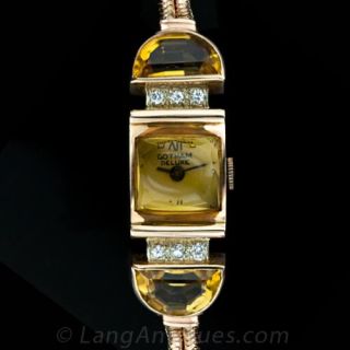 Gotham Retro Bracelet Watch Main View