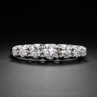 Vintage Diamond Wedding Band 