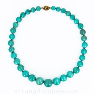 Graduated Turquoise Strand