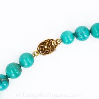 Graduated Turquoise Strand