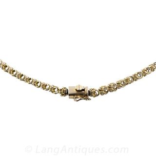 Graduating Gold Necklace