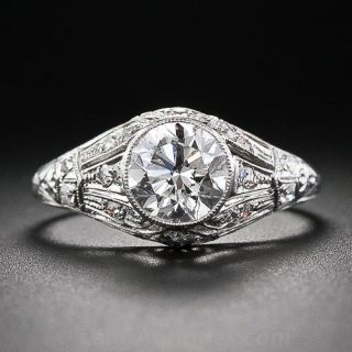 Granat Brothers 1.00 Carat Art Deco Engagement Ring