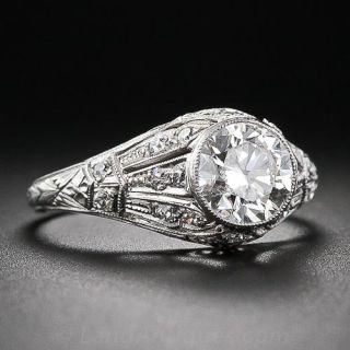 Granat Brothers 1.00 Carat Art Deco Engagement Ring