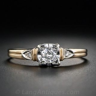 Granat Brothers .15 Carat Vintage Diamond Illusion Ring