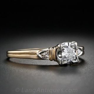 Granat Brothers .15 Carat Vintage Diamond Illusion Ring