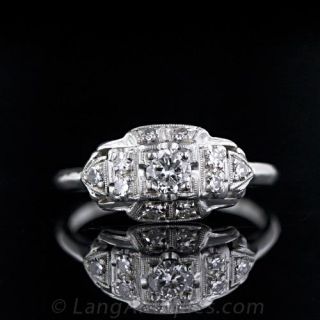 Granat Brothers 1930's Diamond Wedding Set