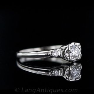 Granat Brothers .25 Carat Diamond Engagement Ring