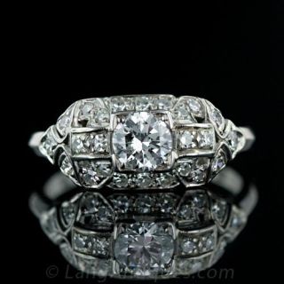 Granat Brothers Diamond Engagement Ring Main View