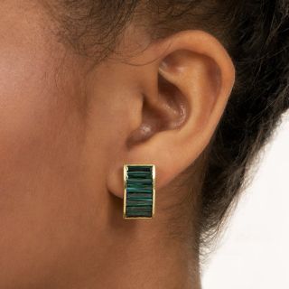 Green Tourmaline Earrings