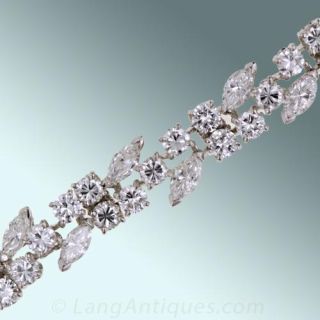 Gubelin Overlap Diamond, Platinum Bracelet