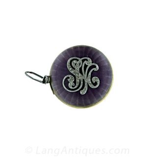 Guilloche Enamel Retractable Key Safe Main View