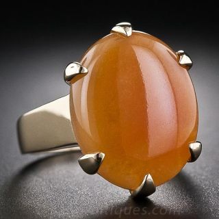 Gump's Orange Jade Ring