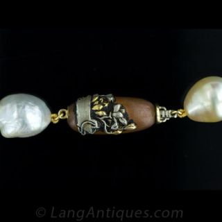 Gumps Baroque South Sea Pearl Strand