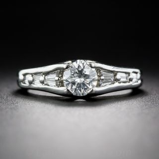 Half-Carat Diamond Estate Engagement Ring