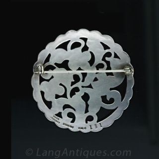 Hand Wrought KALO Sterling Brooch