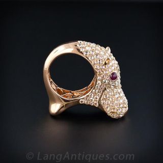 Happy Hippo Ring