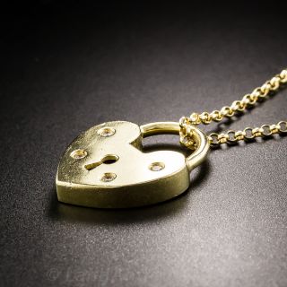 Heart Lock Pendant
