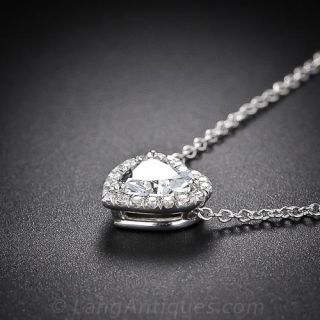 Heart-Shape Diamond Necklace