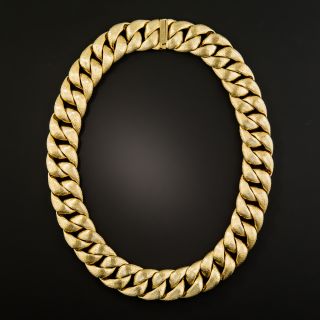 Heavy Curb Link Textured Chain - 2