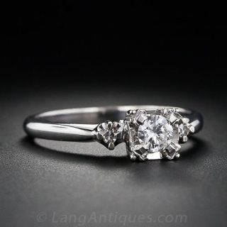 Illusion Set .25 Carat Diamond Engagement Ring