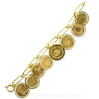International Coin Bracelet