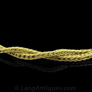 Italian 18K Yellow Gold Necklace
