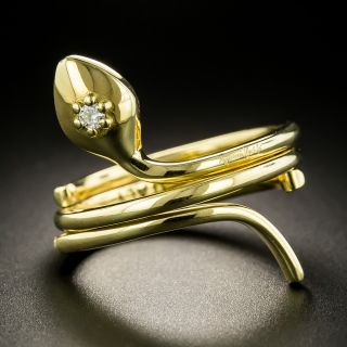 Italian Articulated Snake Ring - 2