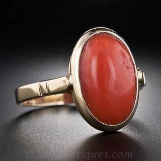 Italian Coral Ring
