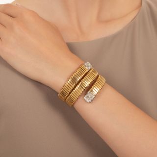 Italian Gas Pipe Coil Bracelet