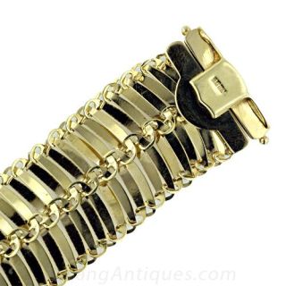 Italian Gold 'Slinky' Bracelet