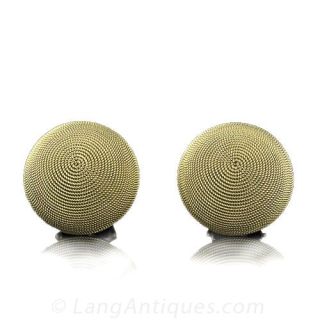 Vintage Gold Earrings 