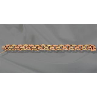Italian Two Tone Charm Bracelet