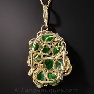 Jade Cluster Pendant