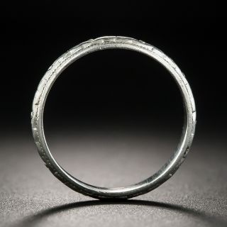 Japanese Vintage Platinum Wedding Band