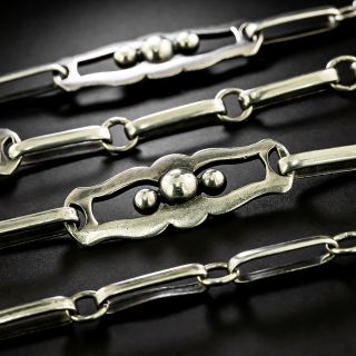 Kalo Workshop Arts and Crafts Sterling Silver 37 Inch Chain - 3