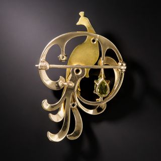 Krementz Peacock Pin 