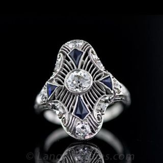Art Deco Diamond Dinner Ring
Art Deco Jewelry 