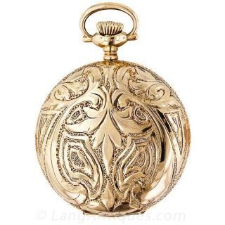Ladies' Art Nouveau Hunter Case  Elgin Pocket Watch