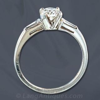 Ladies Classic 1950 s Engagement Ring