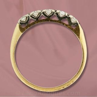 Ladies Five Stone Diamond Wedding Band