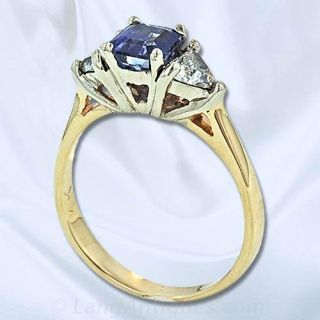Ladies Sapphire and Diamond Ring