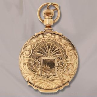 Ladies Waltham Hunter Case Pendant Watch