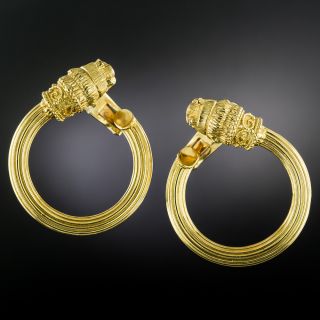 Lalaounis 18K Chimera Wrap Earrings - 2