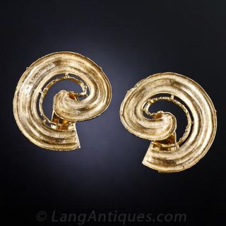 Lalaounis Large Spiral Earrings - 1
