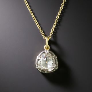 Lang Collection 1.01 Carat Rose-Cut Diamond Pendant - 3