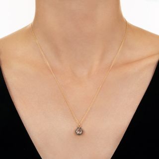 Lang Collection 1.01 Carat Rose-Cut Diamond Pendant