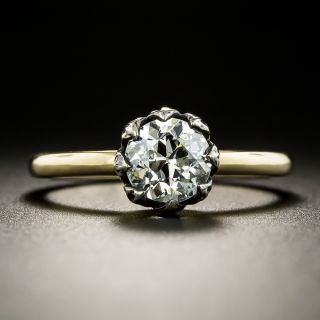 Lang Collection 1.06 Carat European-cut Diamond Solitaire Engagement Ring - GIA J SI2 - 2